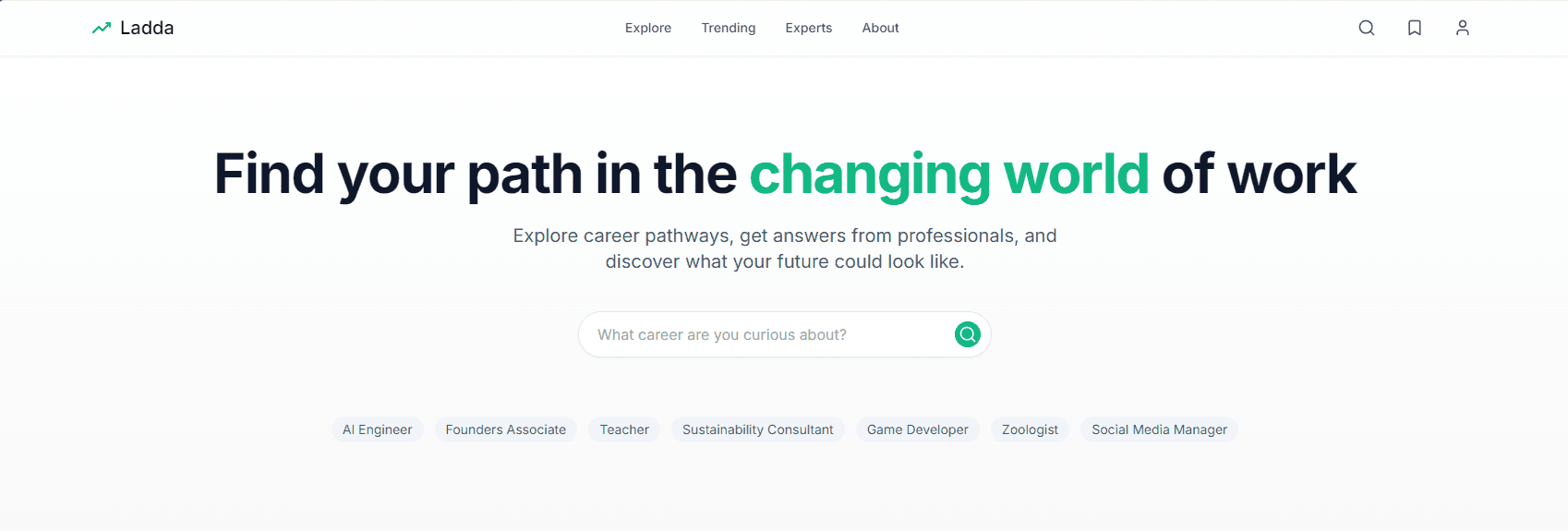 Dashboard mockup showing analytics and company insights